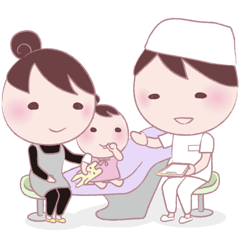 小児歯科治療の様子